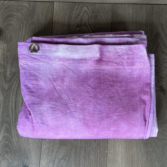 Crushed Muslin Background Purple Mist 15 x 18' by Amvona 100% cotton Grommets - Picture 5 of 7